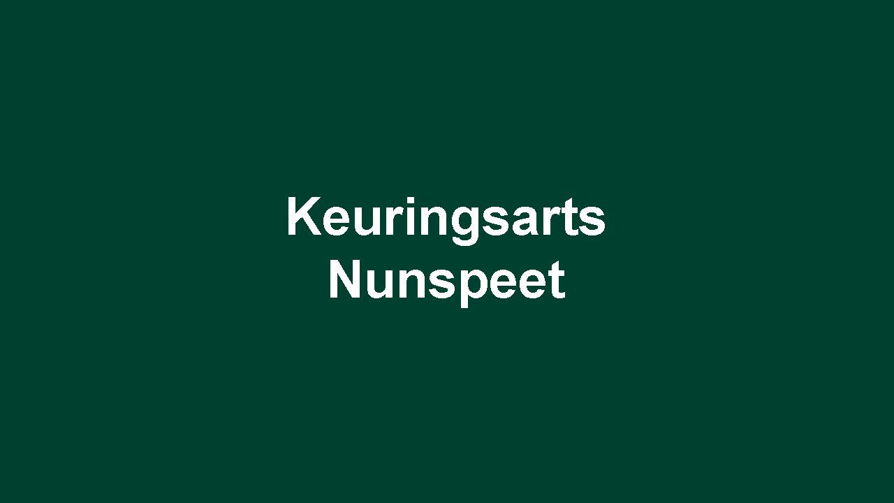 Keuringsarts Nunspeet