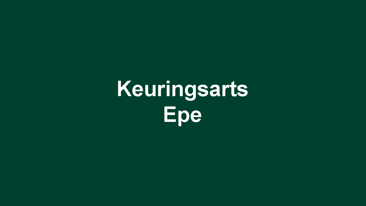 Keuringsarts Epe