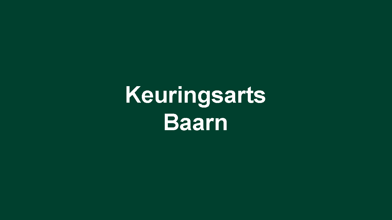 keuringsarts baarn