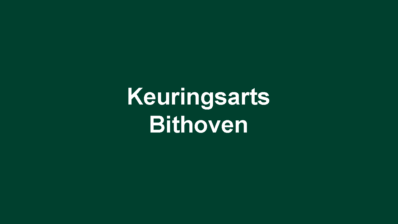 keuringsarts bithoven